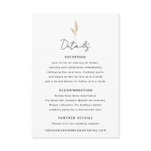 Paisaje del desierto de pampas Boho Boda Detalles