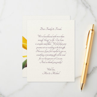 Tarjeta De Recepción Pájaro del Boda del paraíso deseando buenas tarjet