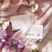 Paleta de color rosa púrpura rosa romántico de épo