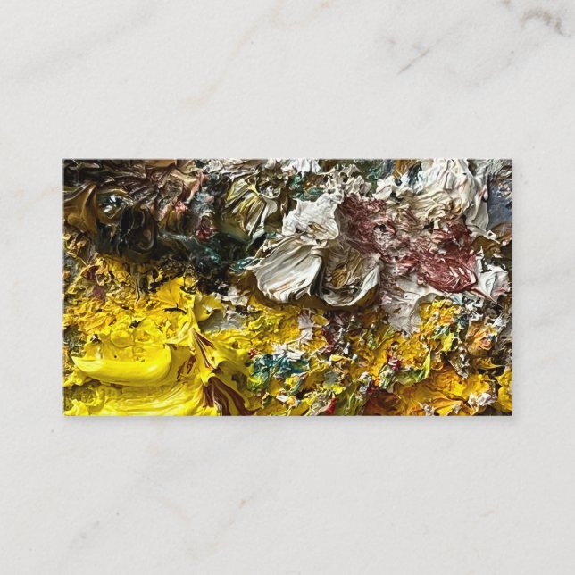 Tarjeta De Recepción Paleta del artista #1 (Anverso)