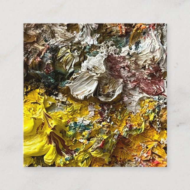 Tarjeta De Recepción Paleta del artista #1 (Anverso)