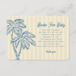 Tarjeta De Recepción Palm Springs Amarillos Pastel Books para el insert