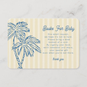 Tarjeta De Recepción Palm Springs Amarillos Pastel Books para el insert