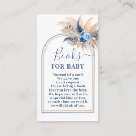 Tarjeta De Recepción Pampas Grass Boy Boys for Baby Card