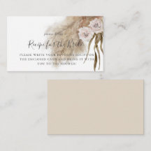 Pampas Grass Bridal Shower Recipe Solicitud