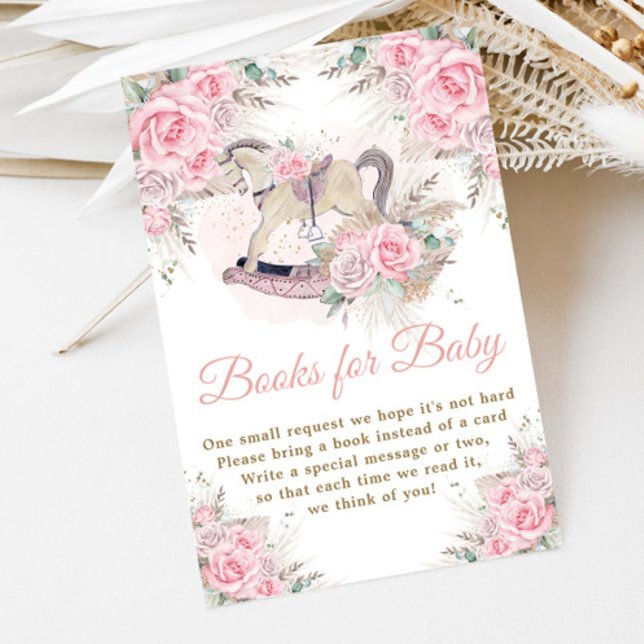 Tarjeta De Recepción Pampas Grass Pink Rocse Books Books para bebé (Subido por el creador)