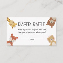 pañal bohemio Raffle baby ducha Insertar