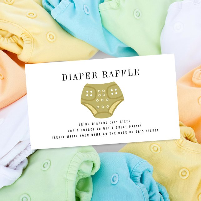 Tarjeta De Recepción pañal de tela Diaper Bebé Neutral Diaper Raffle Ga (Subido por el creador)