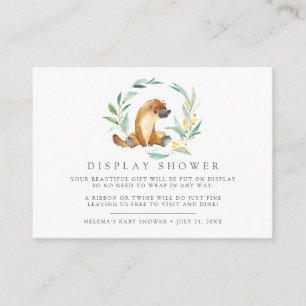 Tarjeta De Recepción Pantalla de regalo Baby Shower para el bebé de Bus