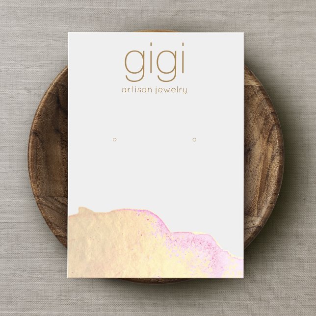 Tarjeta De Recepción Pantalla de riego de color de agua dorado grande (Subido por el creador)