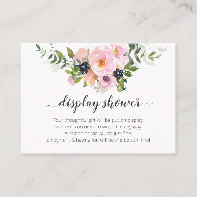 Tarjeta De Recepción Pantalla Shower (Anverso)