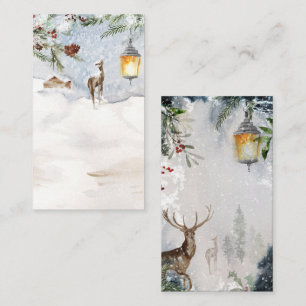 Tarjeta De Recepción Pantalla verde perenne en blanco