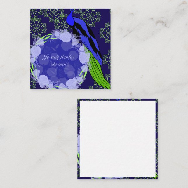 Tarjeta De Recepción Paon (Anverso / Reverso)