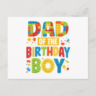 Tarjeta De Recepción Papá de la fiesta de cumpleaños