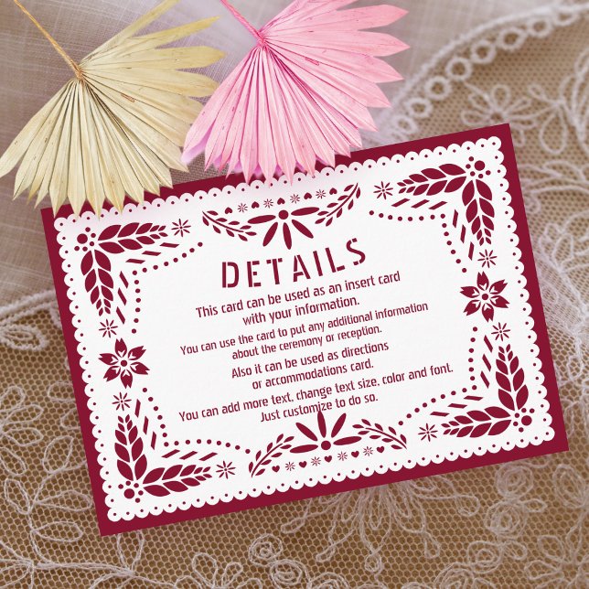 Tarjeta De Recepción Papel picado blanco y negro Quinceañera (Subido por el creador)