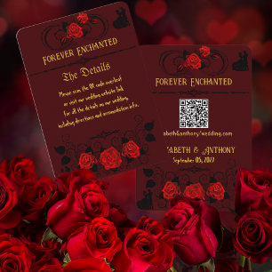 Tarjeta De Recepción Para siempre encantado