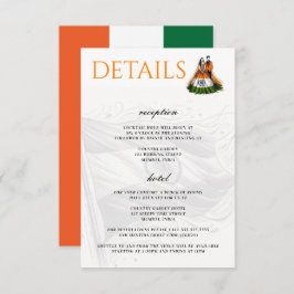 Tarjeta De Recepción Pareja de India