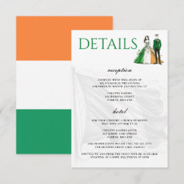 Tarjeta De Recepción Pareja de Irlanda