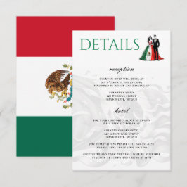 Tarjeta De Recepción Pareja de México