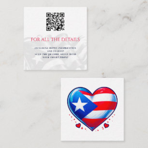 Tarjeta De Recepción Pareja de Puerto Rico