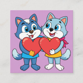 Tarjeta De Recepción Parejas de Critter Cute