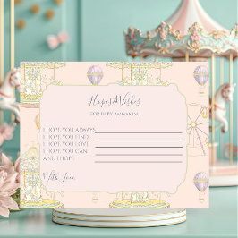 Tarjeta De Recepción Parque de diversiones Fairytale Vintage