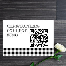 Tarjeta De Recepción Parrillada de graduación Fondo Universitario Gingh