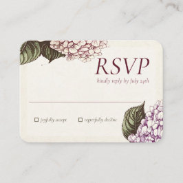 Tarjeta De Recepción PASSION | Wedding Invite RSVP