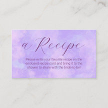 Pastel Lilac Clouds Bridal Shower Comparte una rec