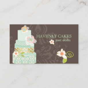 Tarjeta De Recepción Pasteles de boda de menta PixDezines/tarjetas de r