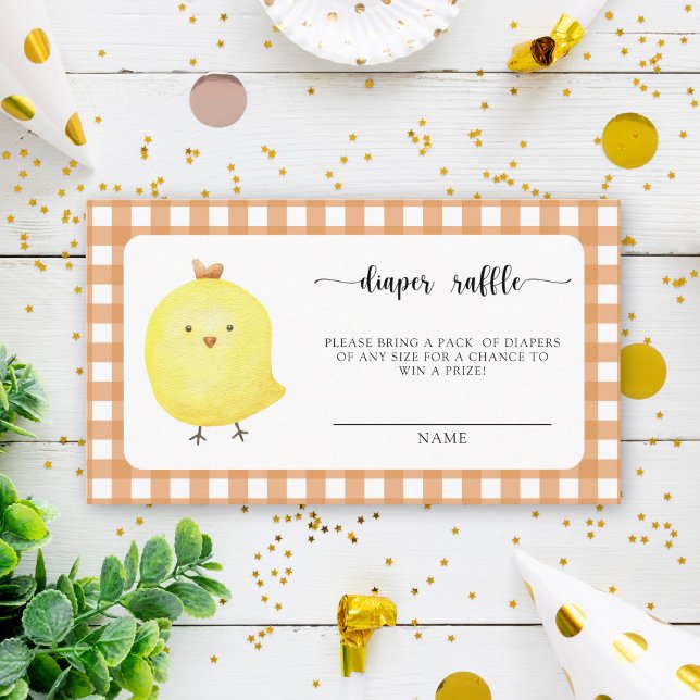 Tarjeta De Recepción Patata de pollo con pañales (Subido por el creador)