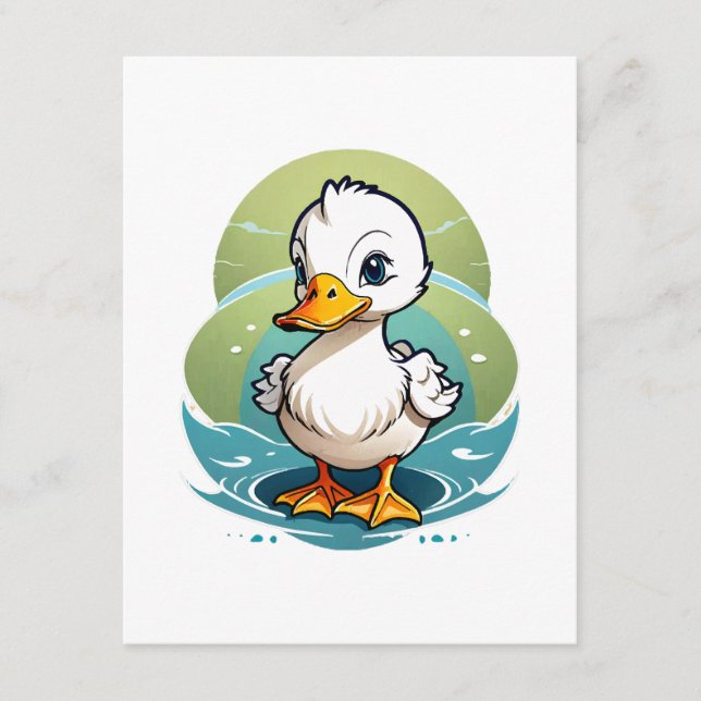 Tarjeta De Recepción pato-blanco (Anverso)