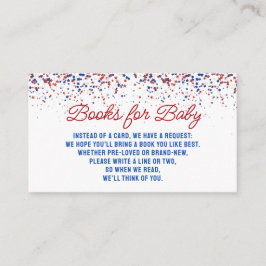 Tarjeta De Recepción Patriótico Todos los Libros Estadounidenses de Beb