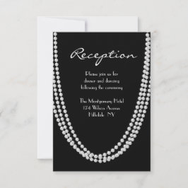 Tarjeta de recepción Pearl de los años 20