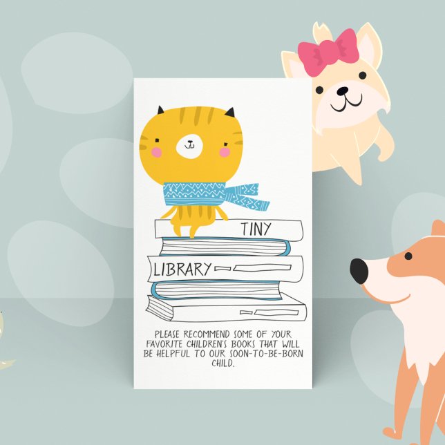 Tarjeta De Recepción Pequeña Biblioteca (Subido por el creador)