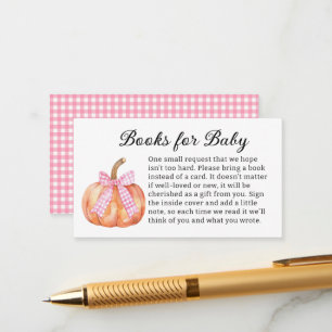 Tarjeta De Recepción Pequeña calabaza en el camino a Baby Shower de rem