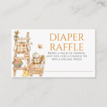 Pequeña Calabaza Rústica Granja Baby Shower Diaper