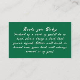 Tarjeta De Recepción Pequeña corbata en el camino de la ducha de bebé d