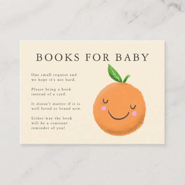 Tarjeta De Recepción Pequeña Cutie Tema Amarillo de la solicitud de lib (Anverso)