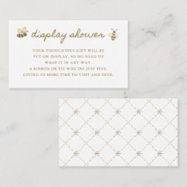 Tarjeta De Recepción Pequeña ducha de pantalla Baby Shower para bebedor