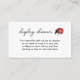 Tarjeta De Recepción Pequeña ducha de visualización de parásitos