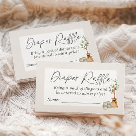 Tarjeta De Recepción Pequeña entrada de pañal de brote