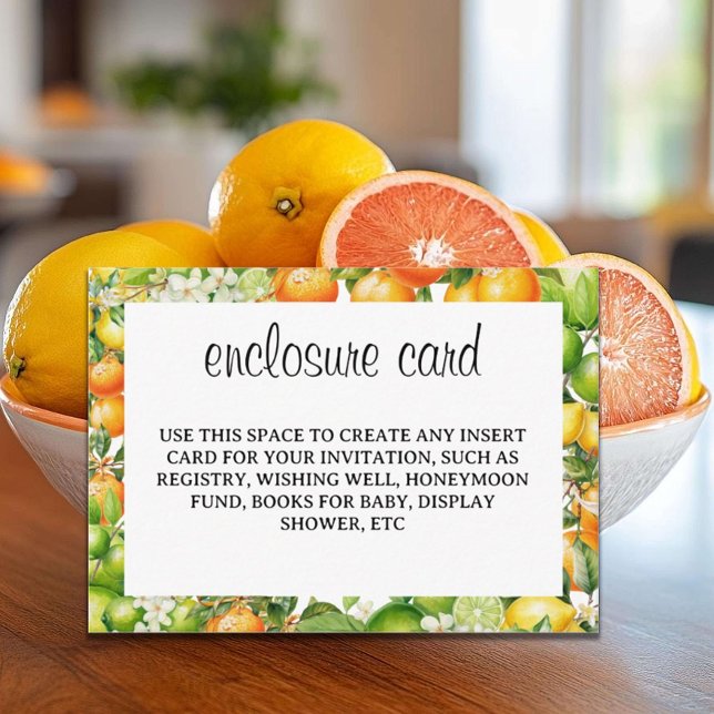 Tarjeta De Recepción Pequeña Moda Naranja Cutie Baby Shower (Subido por el creador)