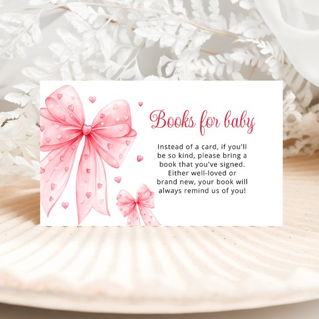 Tarjeta De Recepción Pequeña novia de remolinos rosados para bebé (Subido por el creador)