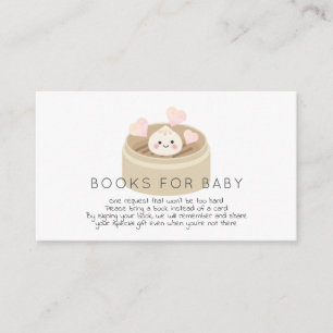 Tarjeta De Recepción Pequeña petición de libro de Baby Shower