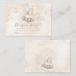 Tarjeta De Recepción Pequeñas ovejas nubes de pino lindas estrellas del