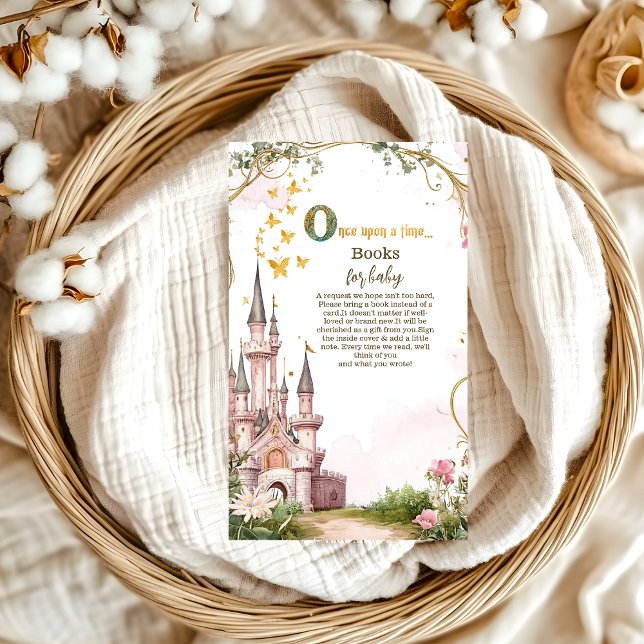 Tarjeta De Recepción Pequeñas princesas de oro rosado libros reales par (Subido por el creador)