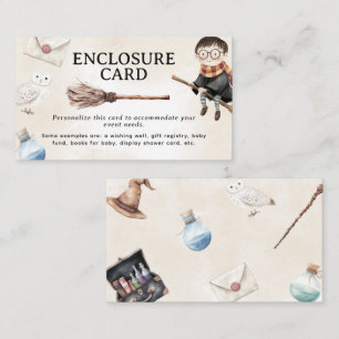 Tarjeta De Recepción Pequeño asistente de baratija de Baby Shower