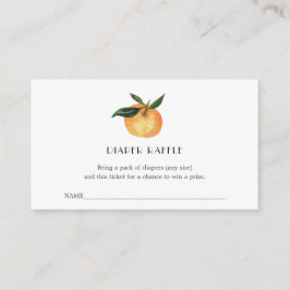 Tarjeta De Recepción Pequeño billete de pañal de cola para Baby Shower