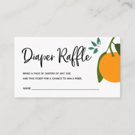 Tarjeta De Recepción Pequeño billete de pañal de cola para Baby Shower